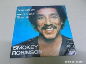 Vinyl records: SMOKEY ROBINSON (SINGLE) BEING WITH YOU AÑO 1981